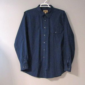 NWT The Foundry Navy Blue Shirt XLT